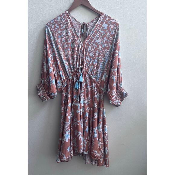 Baltic Born Mini Dress - Floral Print - Boho Chic - Size Small - Picture 2 of 8